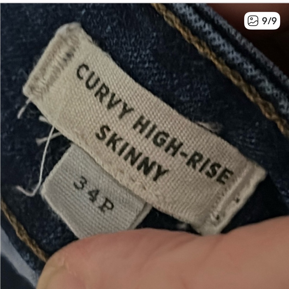 Madewell Curvy High-Rise Skinny Crop Jeans sz 34P - Picture 9 of 9